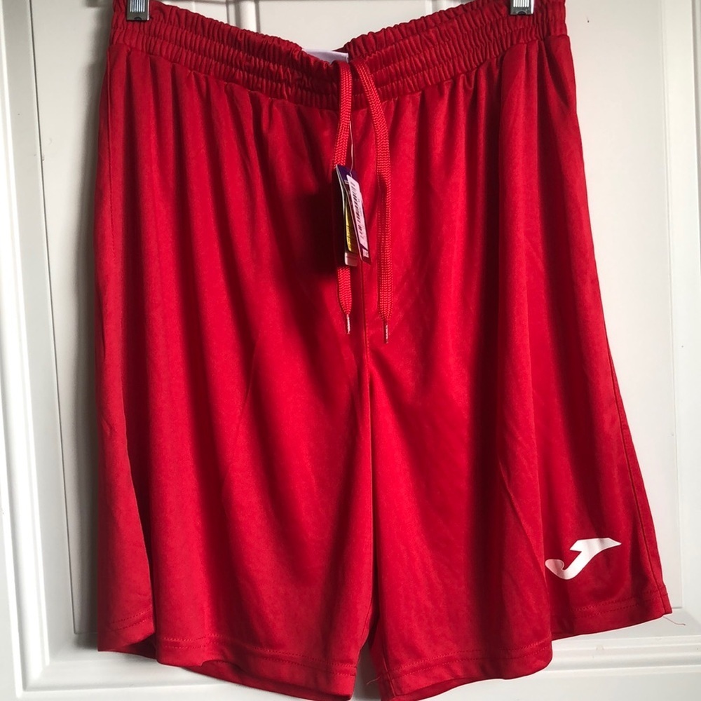 NWT RED JOMA BASKETBALL UNISEX SHORTS SIZE M